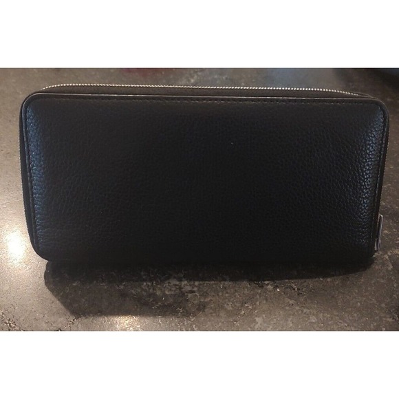 Céline Calfskin Long Zipper Wallet-Black And Yellow-used-*See Photos* CoA - Picture 2 of 16